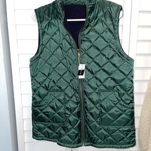 NWT fleece lined vest